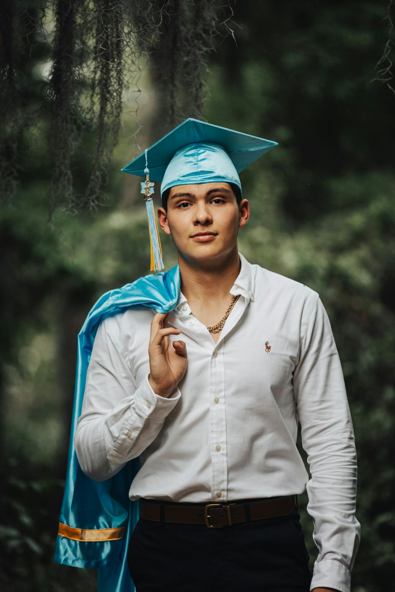 Senior studio portrait